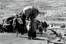 Nakba 1948 people fleeing